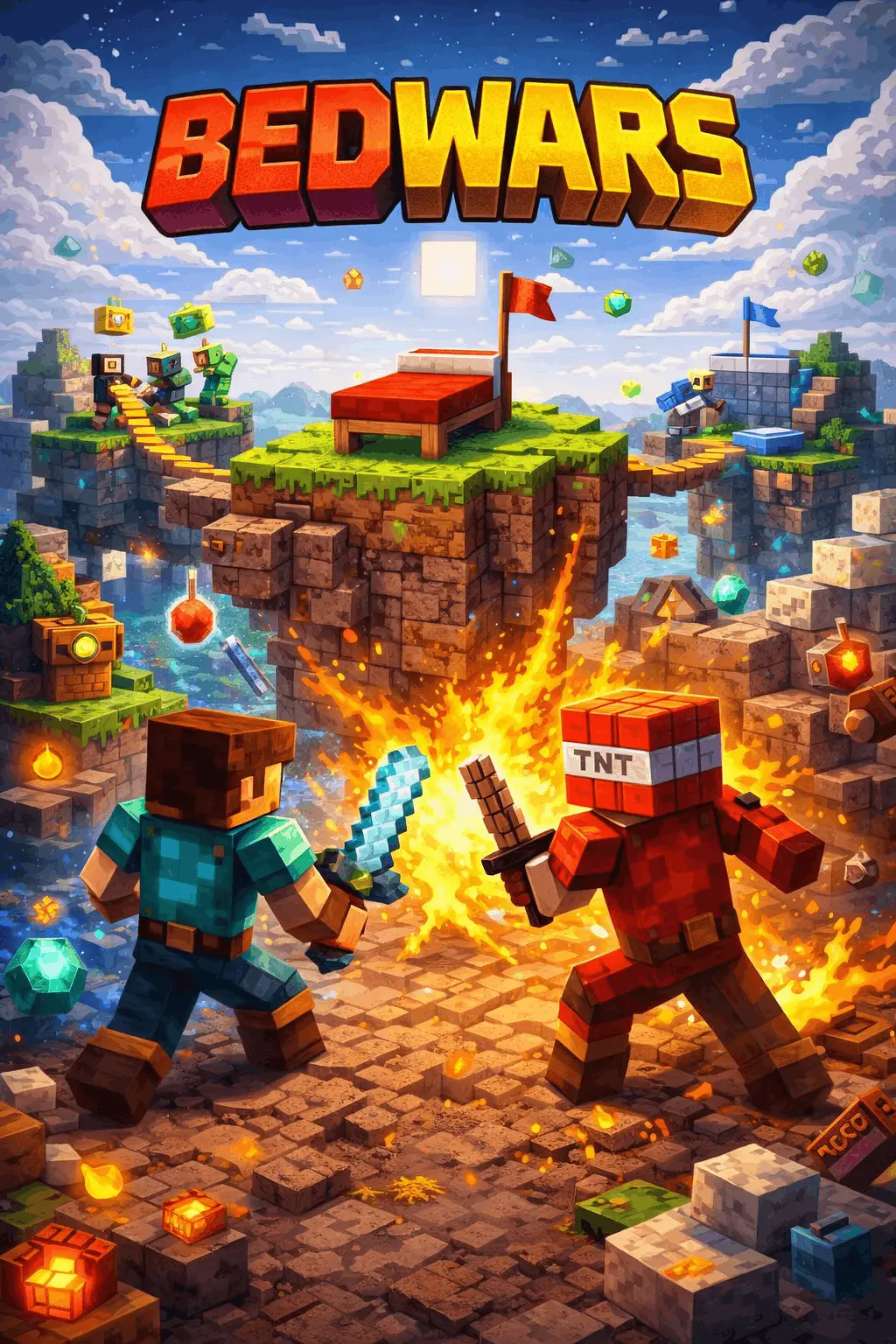 Best Bedwars servers list banner