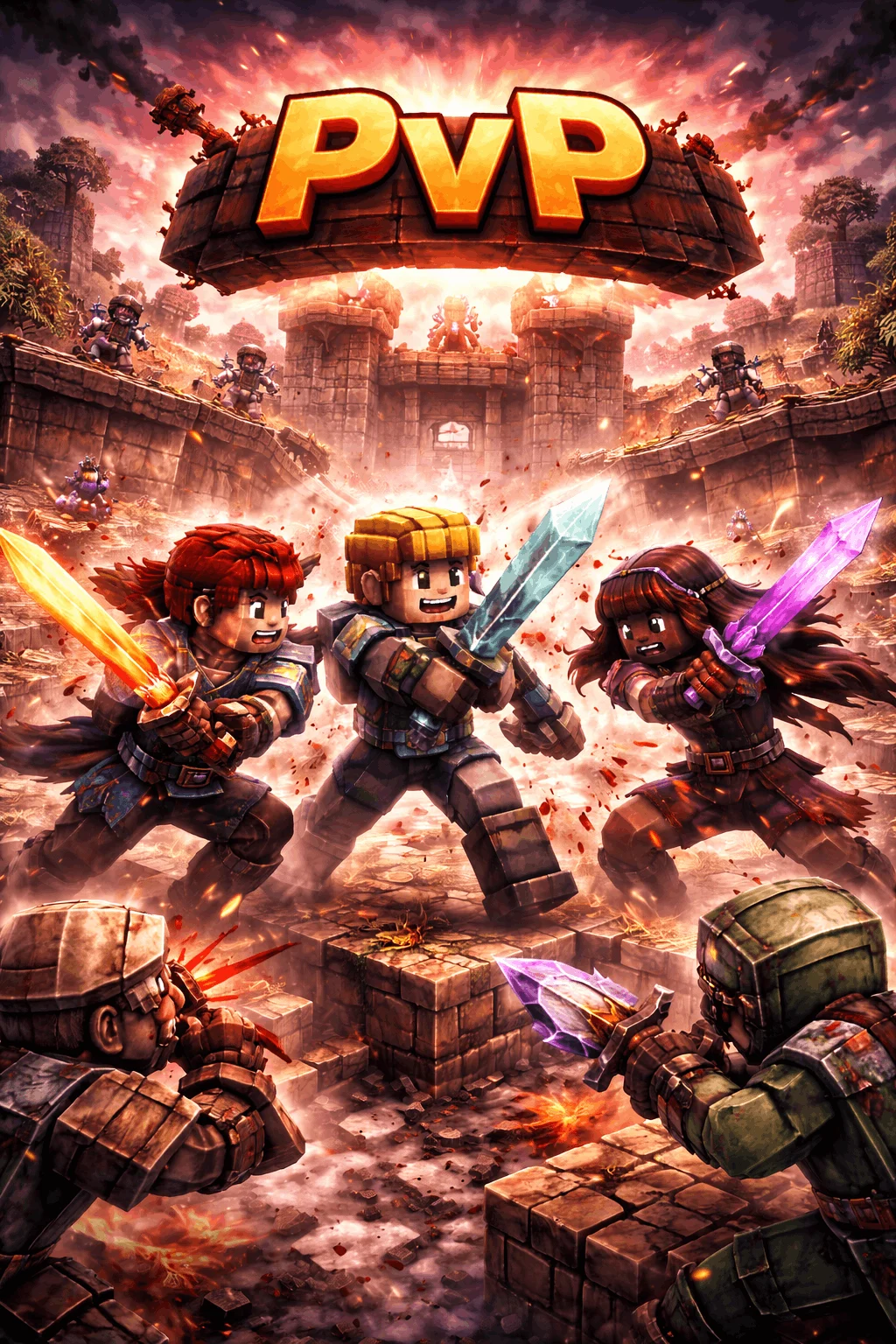 Best PvP servers list banner