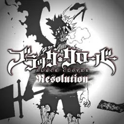 Black Clover Resolution tag icon