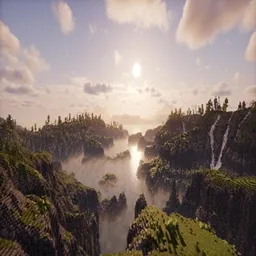 Distant Horizons with Shaders and Teralith terrain mod (ZIII) tag icon