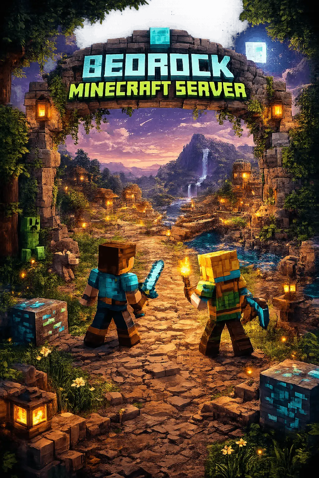 Best Bedrock servers list banner