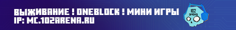 102Arena Minecraft Server banner