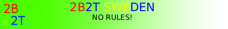 2B2T Sweden Minecraft Server banner
