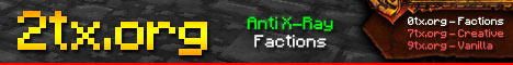 2tx Minecraft Server banner