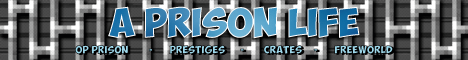 A Prison Life Minecraft Server banner