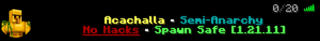 Acachalla Minecraft Server banner
