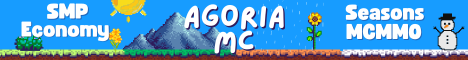 Agoria MC Minecraft Server banner