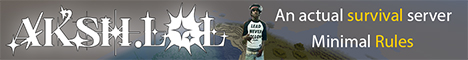 Aksh.lol Minecraft Server banner