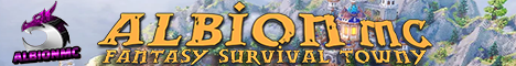 AlbionMC Minecraft Server banner