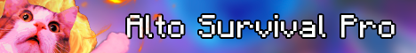 Alto Survival Pro Minecraft Server banner