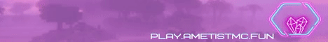 Ametist Minecraft Server banner