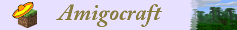 Amigocraft Minecraft Server banner