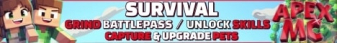 ApexMC Minecraft Server banner