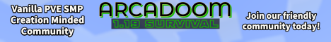 Arcadoom Minecraft Server banner