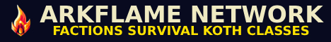 ArkFlame Network Minecraft Server banner