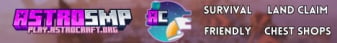 AstroCraft Minecraft Server banner