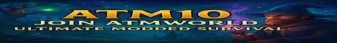 ATMworld Minecraft Server banner