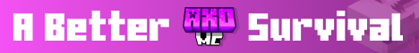 AxoMC.net Minecraft Server banner