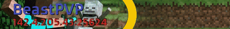 BeastPVP Minecraft Server banner