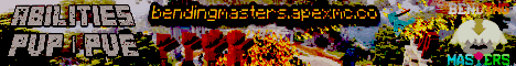 Bending Masters Minecraft Server banner
