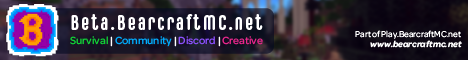 Beta.BearcraftMC.net Minecraft Server banner