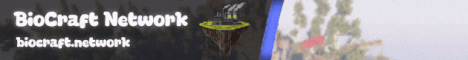 BioCraft Network Minecraft Server banner