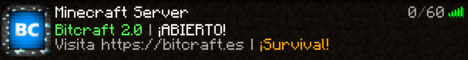 BitCraft Minecraft Server banner