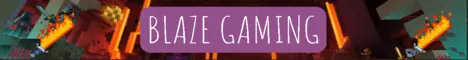 Blaze Gaming Minecraft Server banner