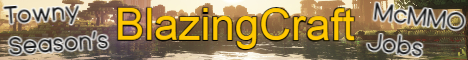 BlazingCraft Minecraft Server banner