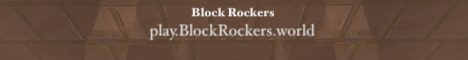 Block Rockers Minecraft Server banner