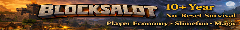 Blocksalot Minecraft Server banner