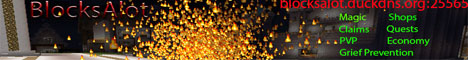 Blocksalot Minecraft Server banner