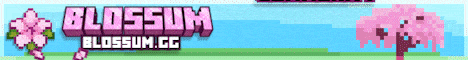BlossumSMP Minecraft Server banner