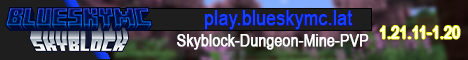 BlueSky MC Minecraft Server banner
