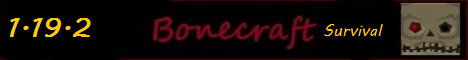 Bonecraft Minecraft Server banner