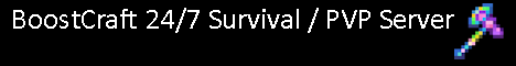 BoostCraft Minecraft Server banner