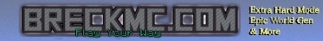 BreckMC Extra Hard Survival Minecraft Server banner