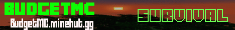 BudgetMC Minecraft Server banner