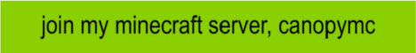 Canopy Minecraft Server banner