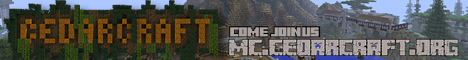 CedarCraft Minecraft Server banner