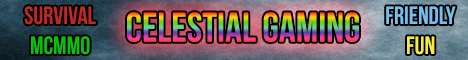 Celestial Gaming Revamped Minecraft Server banner
