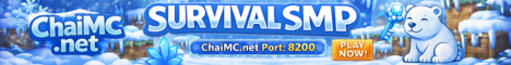 ChaiMc.net Minecraft Server banner