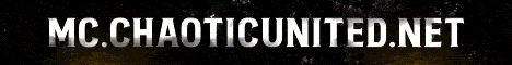 Chaotic United Minecraft Server banner