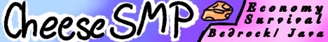 Cheese SMP Minecraft Server banner