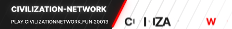 Civilization-Network Minecraft Server banner