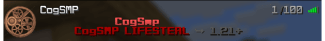 CogSMP Minecraft Server banner