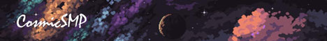 CosmicSMP Minecraft Server banner