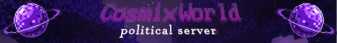Cosmix World Minecraft Server banner