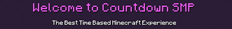 Countdown SMP Minecraft Server banner