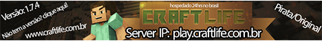 Craft Life - Survival Minecraft Server banner